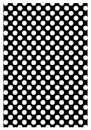 Printed Wafer Paper - Small Dots Black